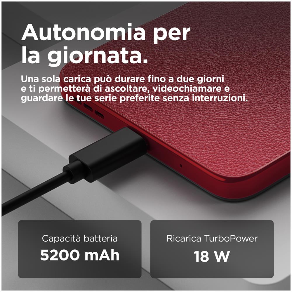 Moto G05 4G 64GB 4GB Ram Display 6.67" Main Camera 50MP Doppia SIM Android 15 USB tipo-C Helio G81 Extreme 5200 mAh Plum Red - Foto 12