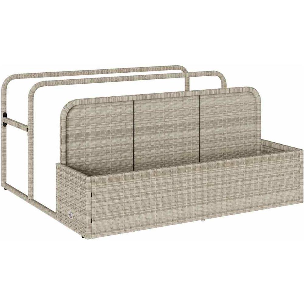 Galleggiante a Bordo Piscina Grigio Chiaro 110x100x57 cm - Foto 1