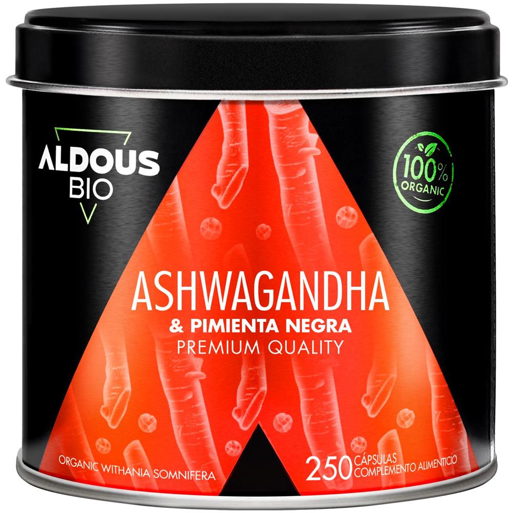 Ashwagandha con pepe nero biologico | 250 capsule - Foto 1