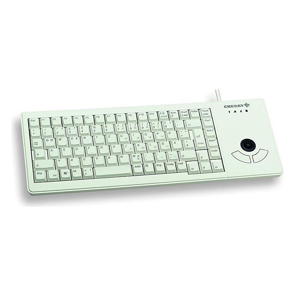 Tastiera con Trackball USB G84-5400LUMDE-0  (Layout Tedesco) Colore Grigio - Foto 2