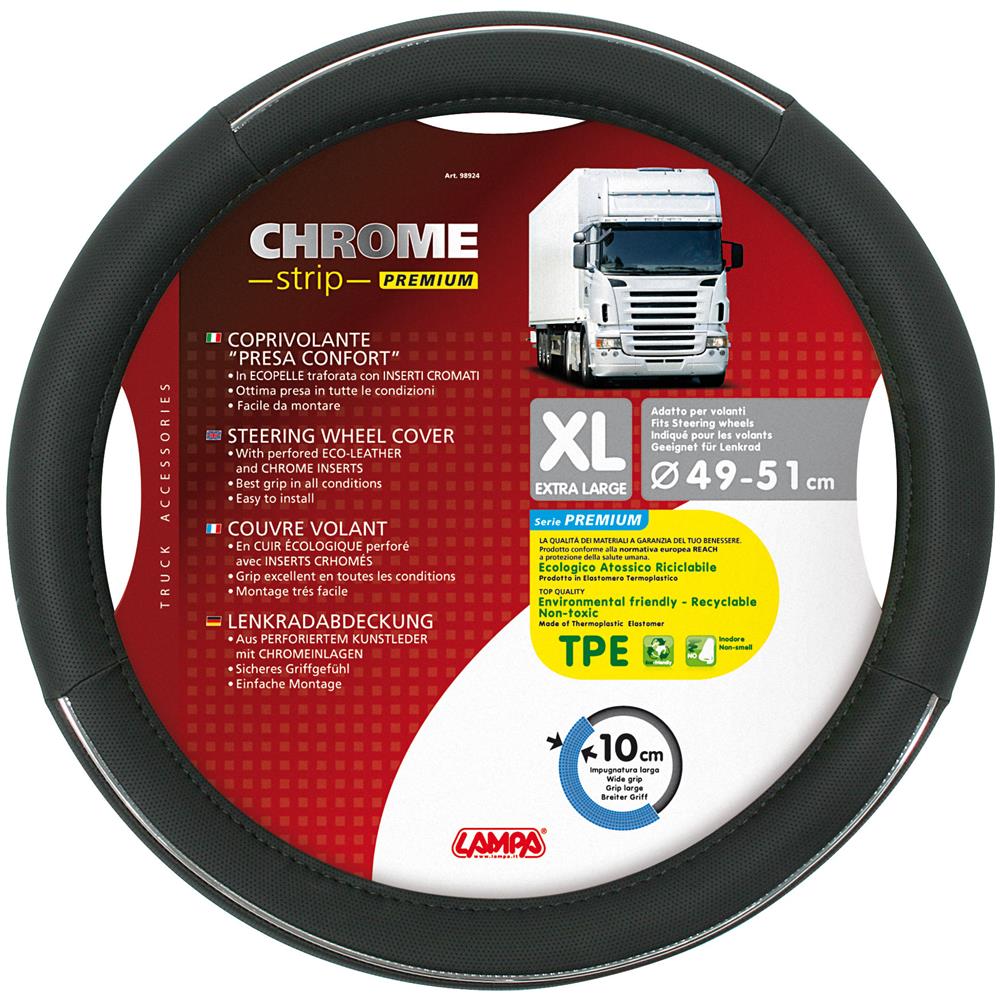 Coprivolante Crome Strip Premium Xl 49-51 Cm - Foto 4