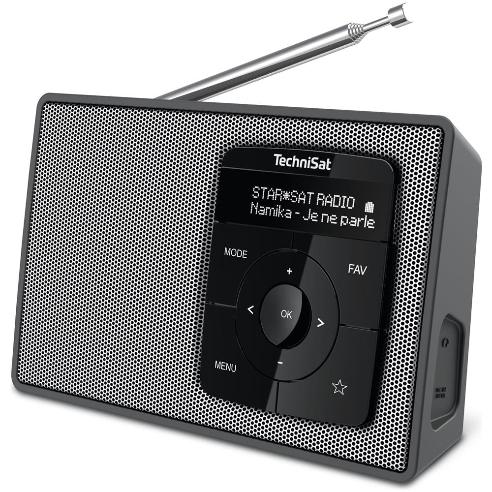 Digit Radio 2 - Radio portatile DAB + / FM stereo con Bluetooth audiostr eaming NERO / ARGENTO - Foto 4