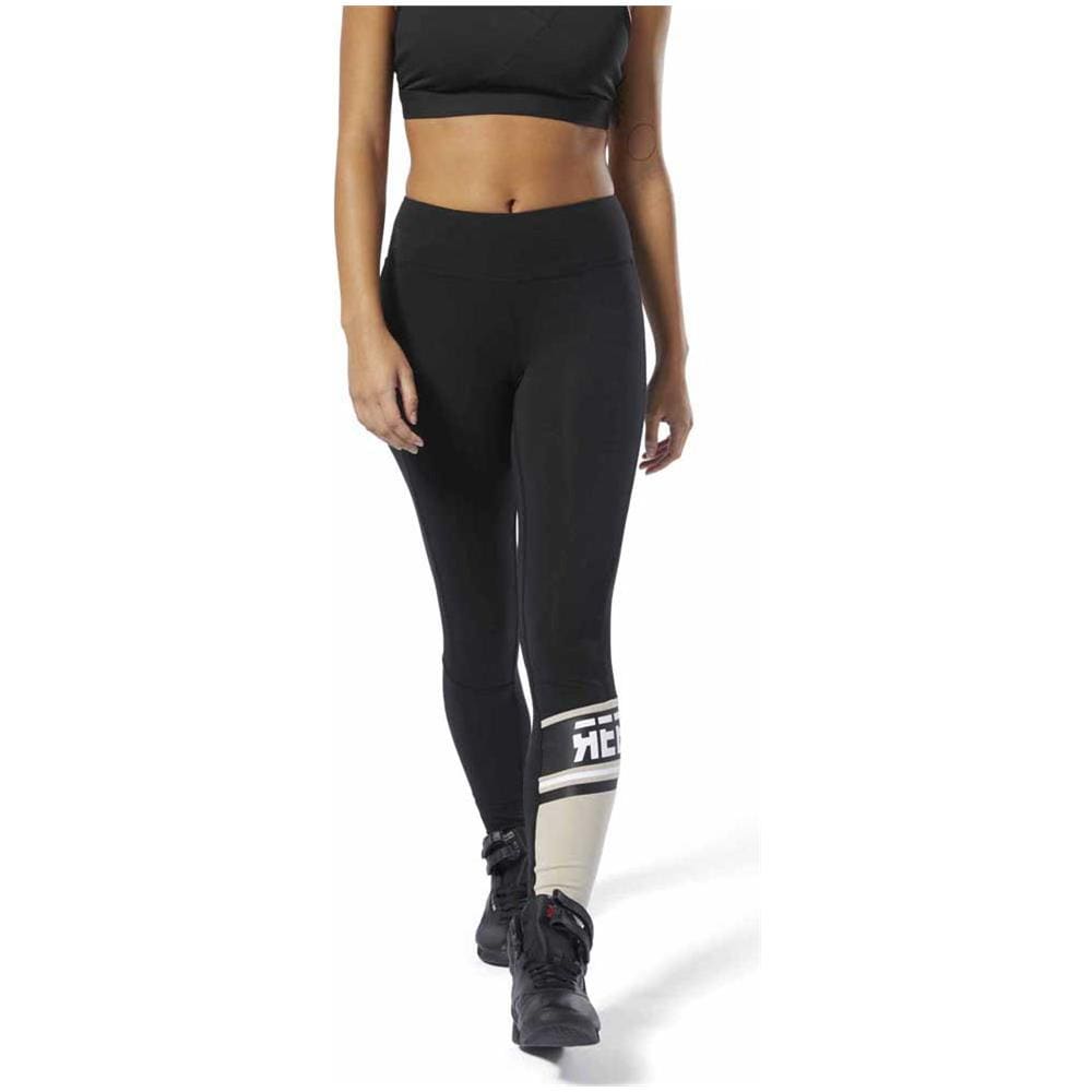 Collants Reebok Workout Ready Meet You There Graphic Panel Abbigliamento Donna S - Foto 2