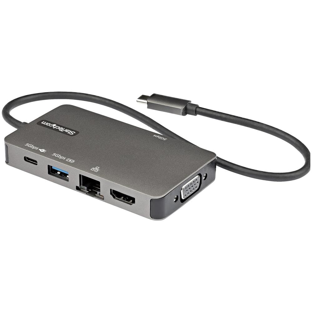 Mini Docking Station da Viaggio Universale 4K 1x USB-C / 1x HDMI / 2x USB-A Nero / Grigio con Power Delivery 100W - Foto 1