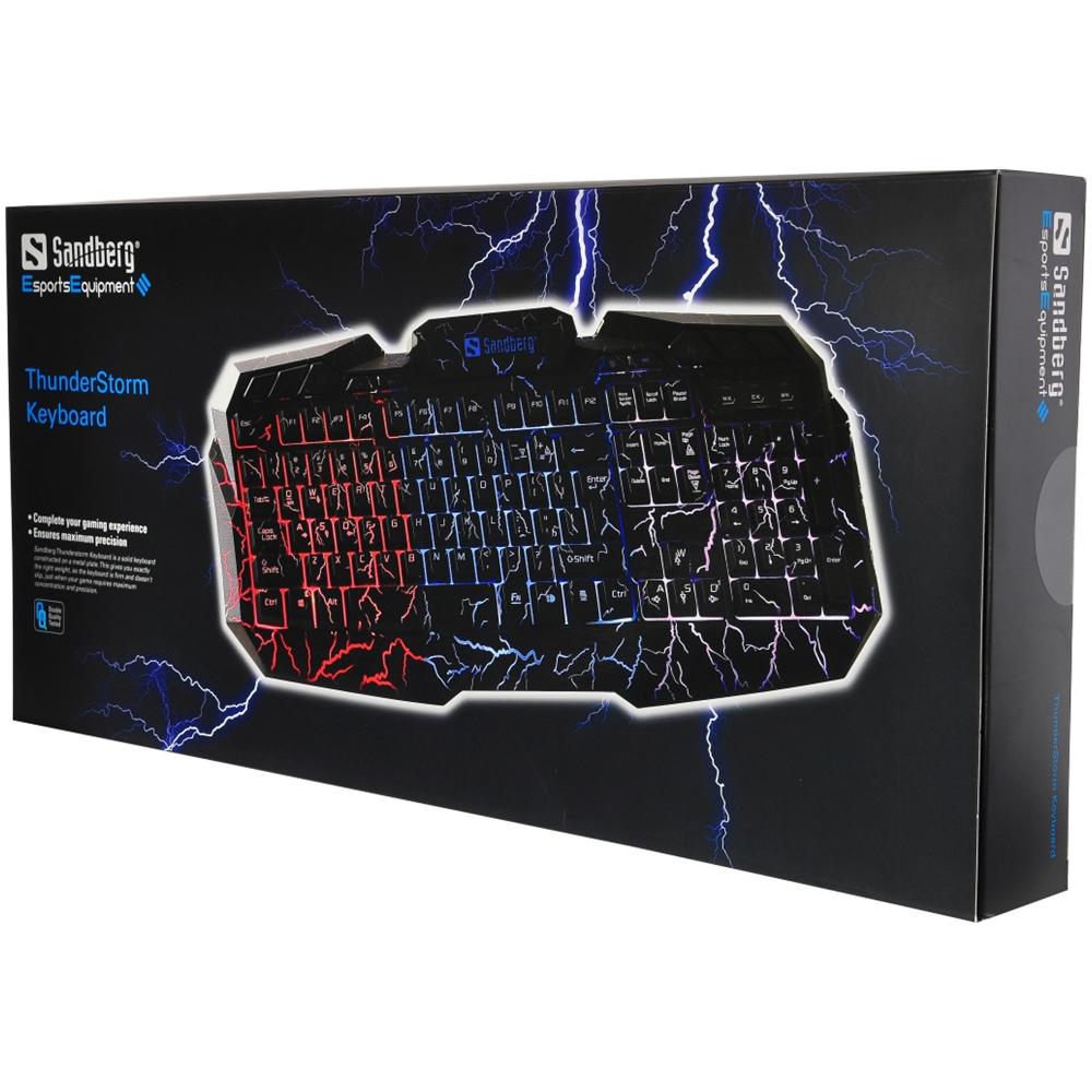 Tastiera USB 640-02  (Layout Inglese) Colore Nero - Foto 2