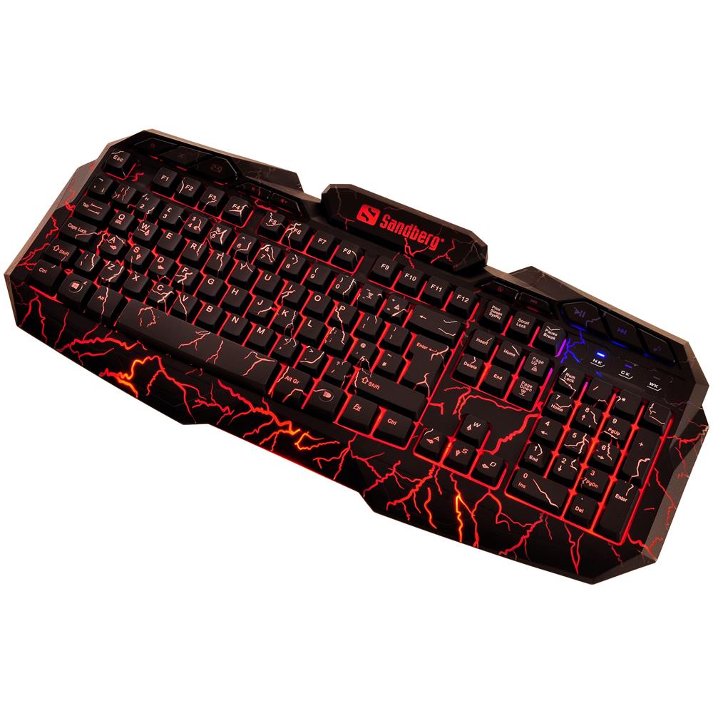 Tastiera USB 640-02  (Layout Inglese) Colore Nero - Foto 1