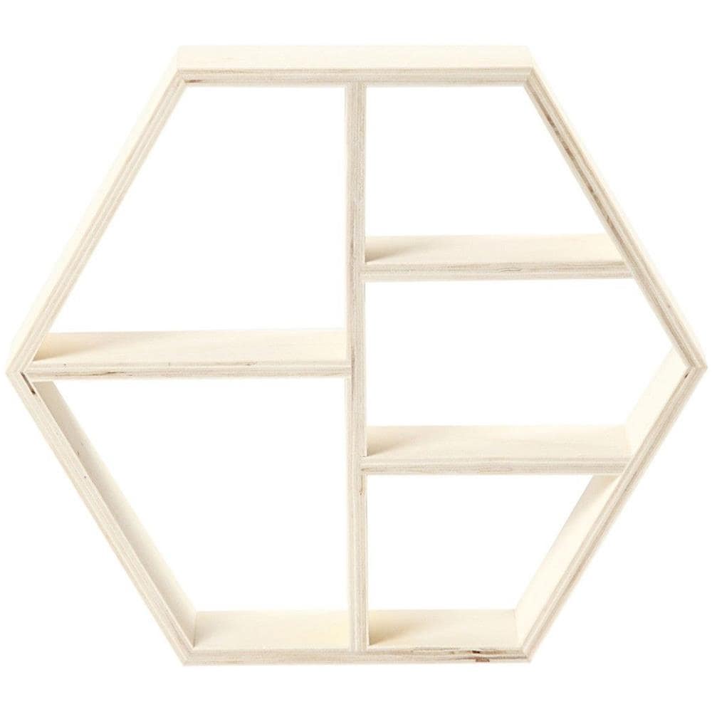 57898 Mensola modulare A muro Legno Legno scaffale - Foto 3