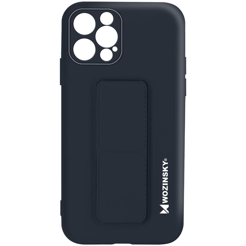 Cover Per Iphone 12 Pro Cavalletto Pieghevole Magnetico Blu Notte - Foto 1