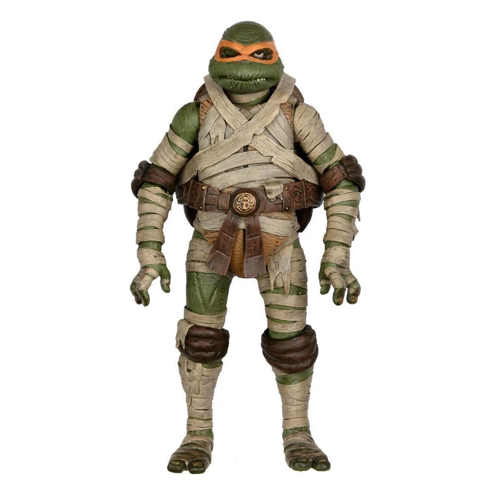 Universal Monsters X Teenage Mutant Ninja Turtles Action Figure Ultimate Michelangelo As The Mummy 18 Cm - Foto 1