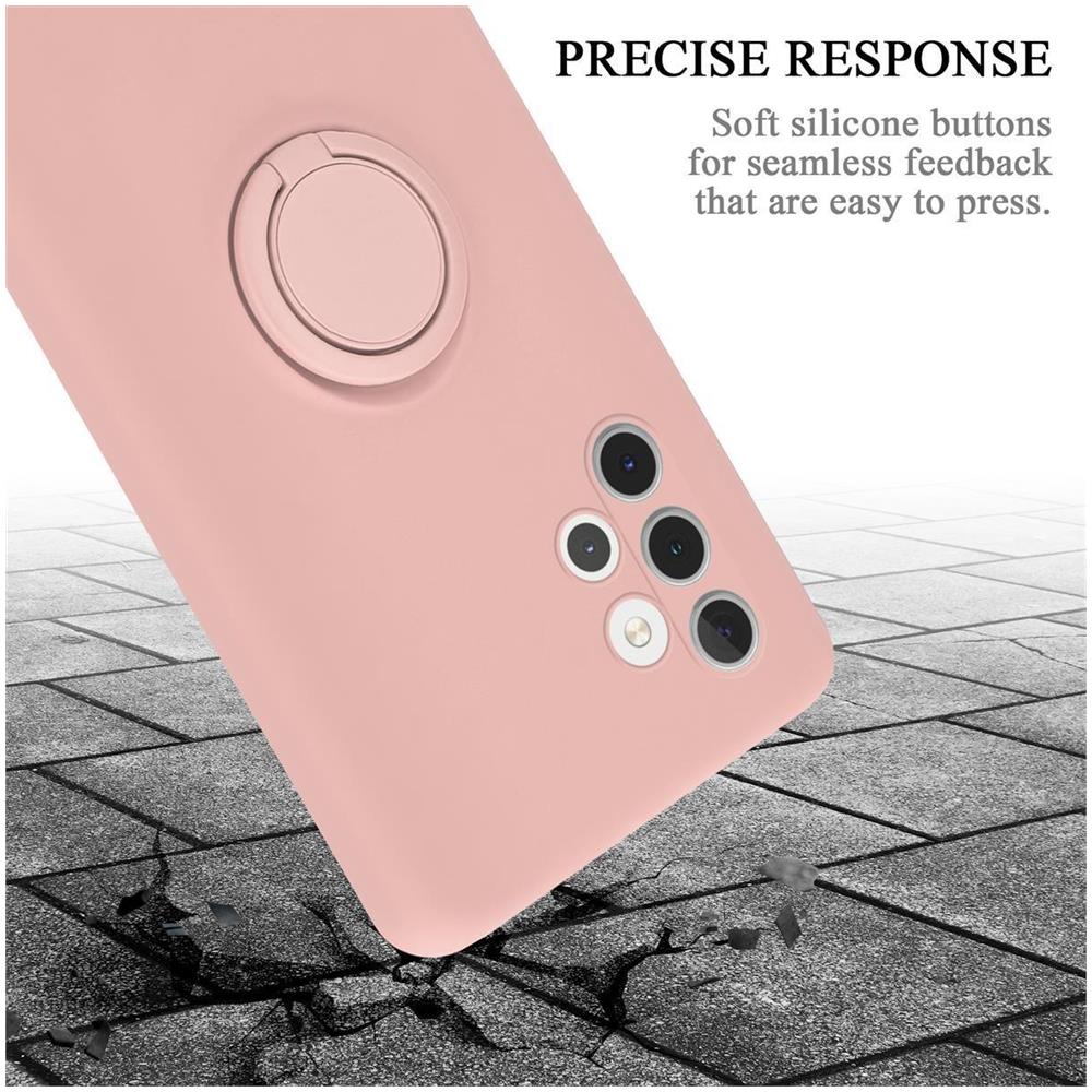 Cadorabo Custodia Compatibile Con Samsung Galaxy A32 4g In Liquid Rosa - Coperchio Protettivo In Silicone Tpu Flessibile Con Anello - Foto 8