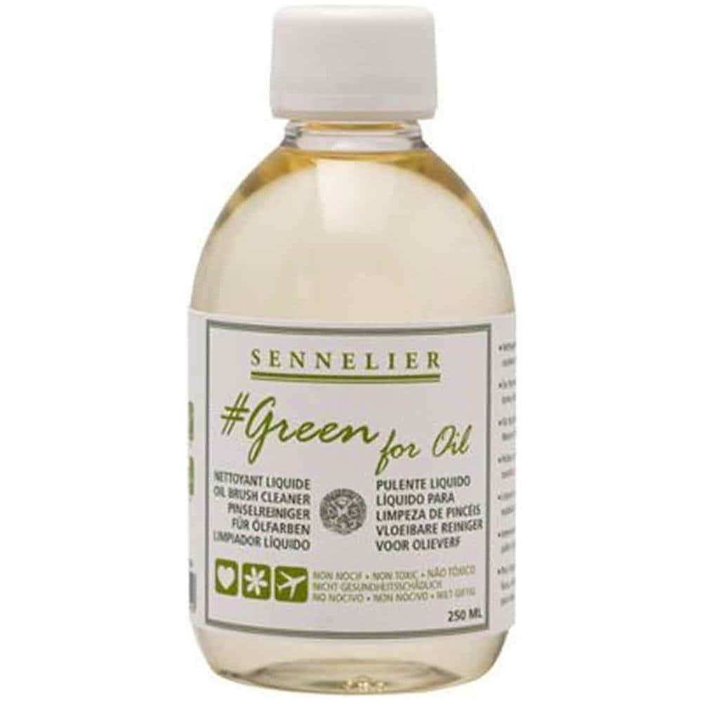 Pulente Liquido Per Spazzole Green For Oil 250 Ml - Non Nocivo - Foto 1