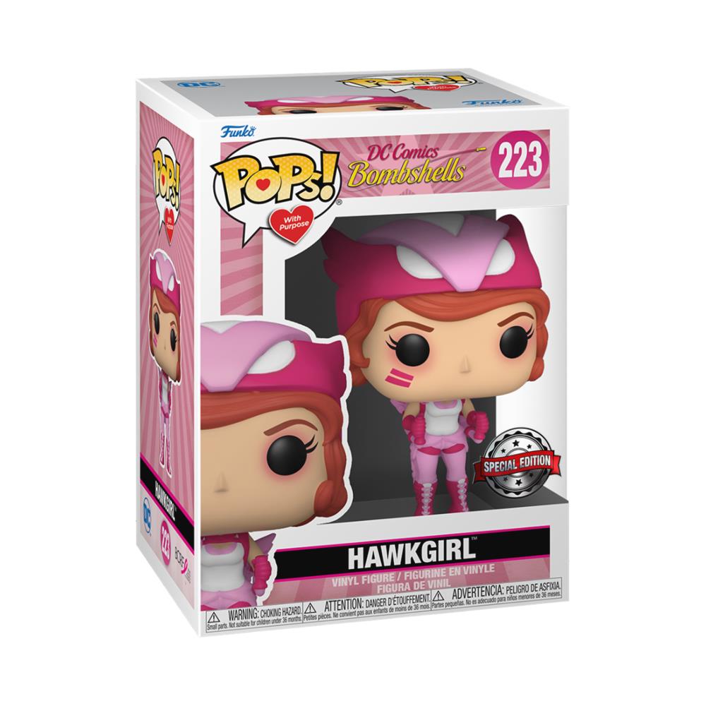 Heroes Bc Awareness Pop! Vinyl Figure Bombshell Hawkgirl 9cm - Foto 1