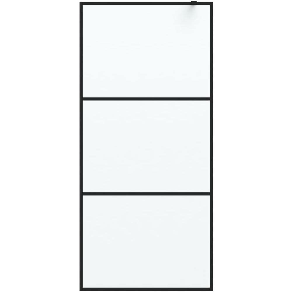 Parete Doccia Walk In 90x195 Cm Vetro Smerigliato Esg - Foto 3