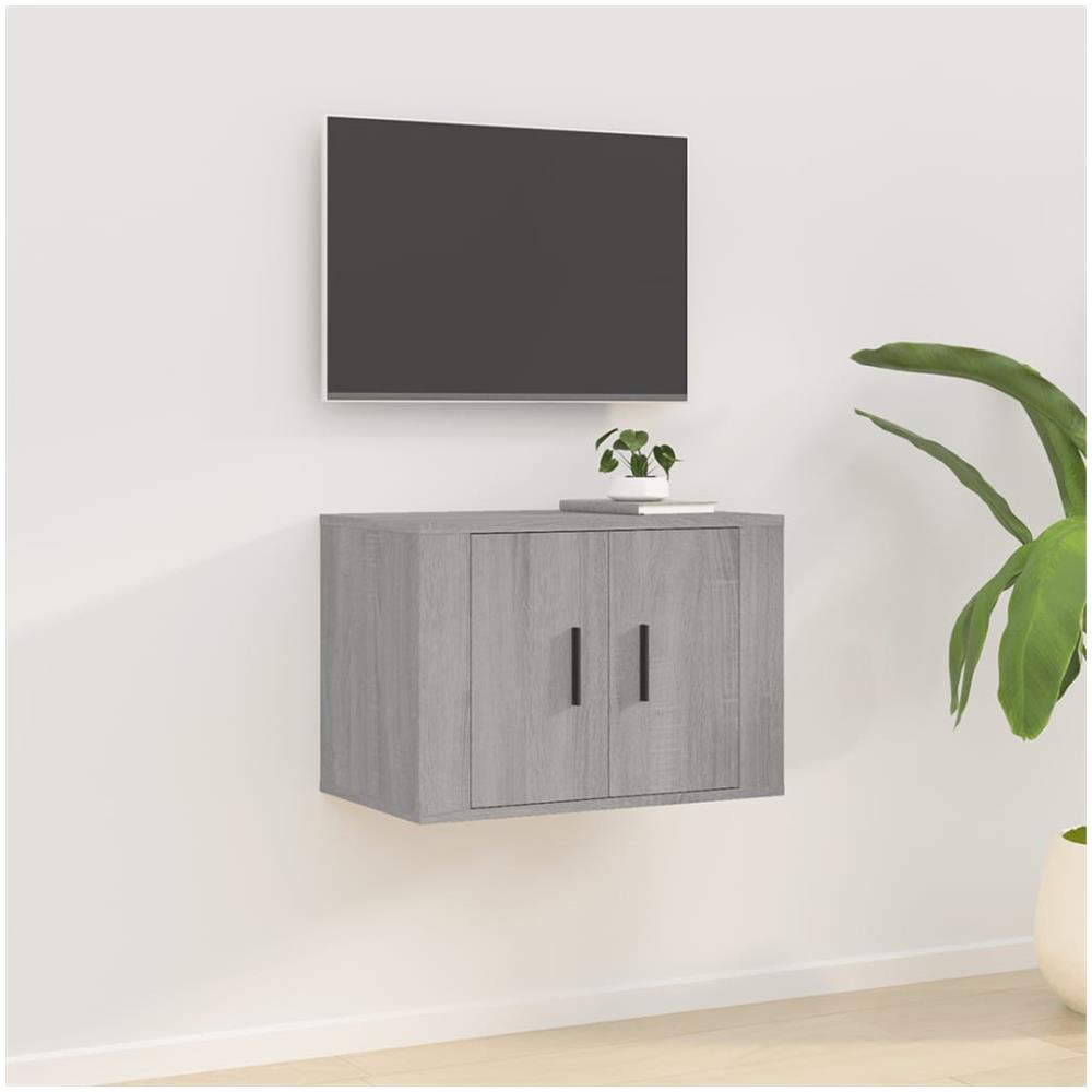 Mobile Porta Tv A Parete Grigio Sonoma 57x34,5x40 Cm - Foto 1