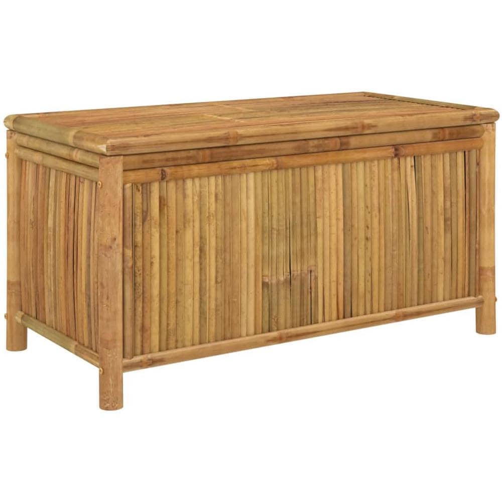 Contenitore Portaoggetti Da Giardino 110x52x55 Cm In Bambù - Foto 2