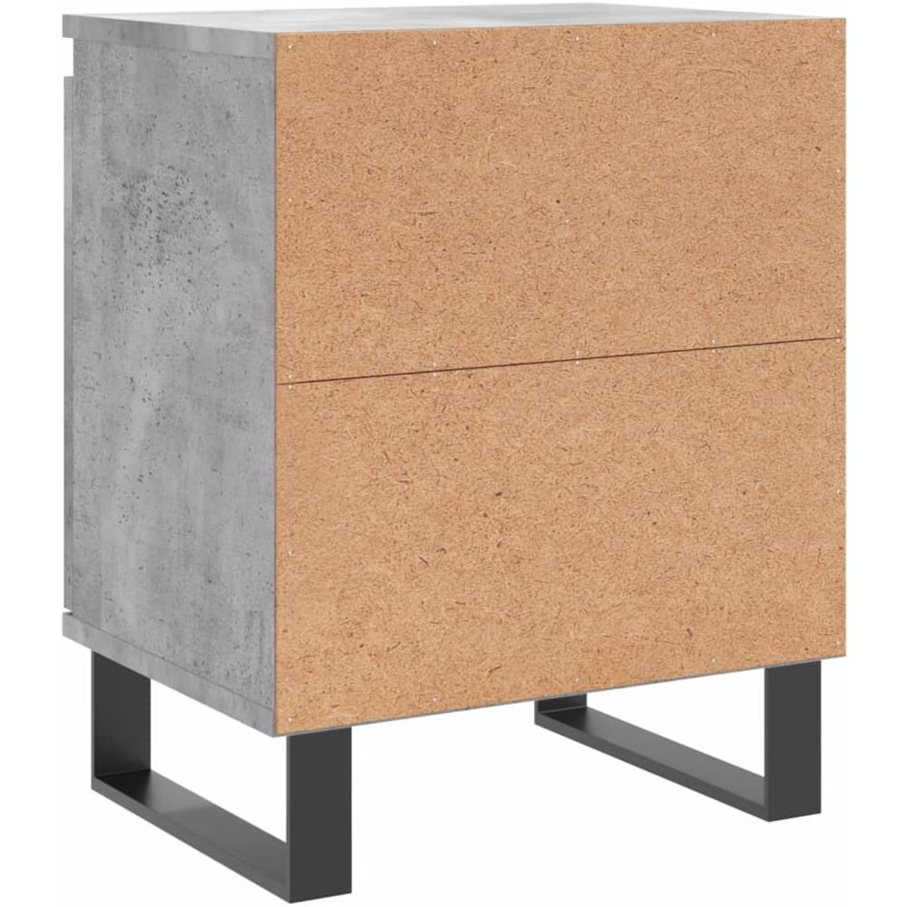 Comodini 2 Pz Grigio Cemento 40x30x50 Cm In Legno Multistrato - Foto 7