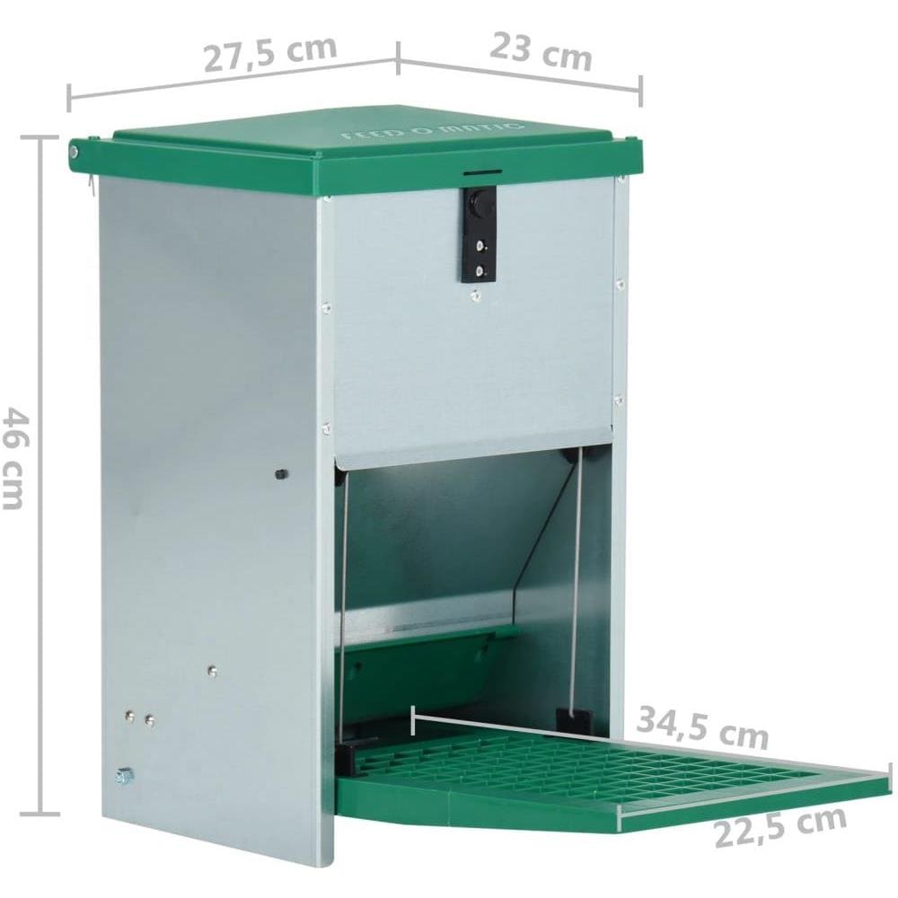 Mangiatoia Automatica per Pollame Feedomatic con Pedale 8 kg - Foto 8