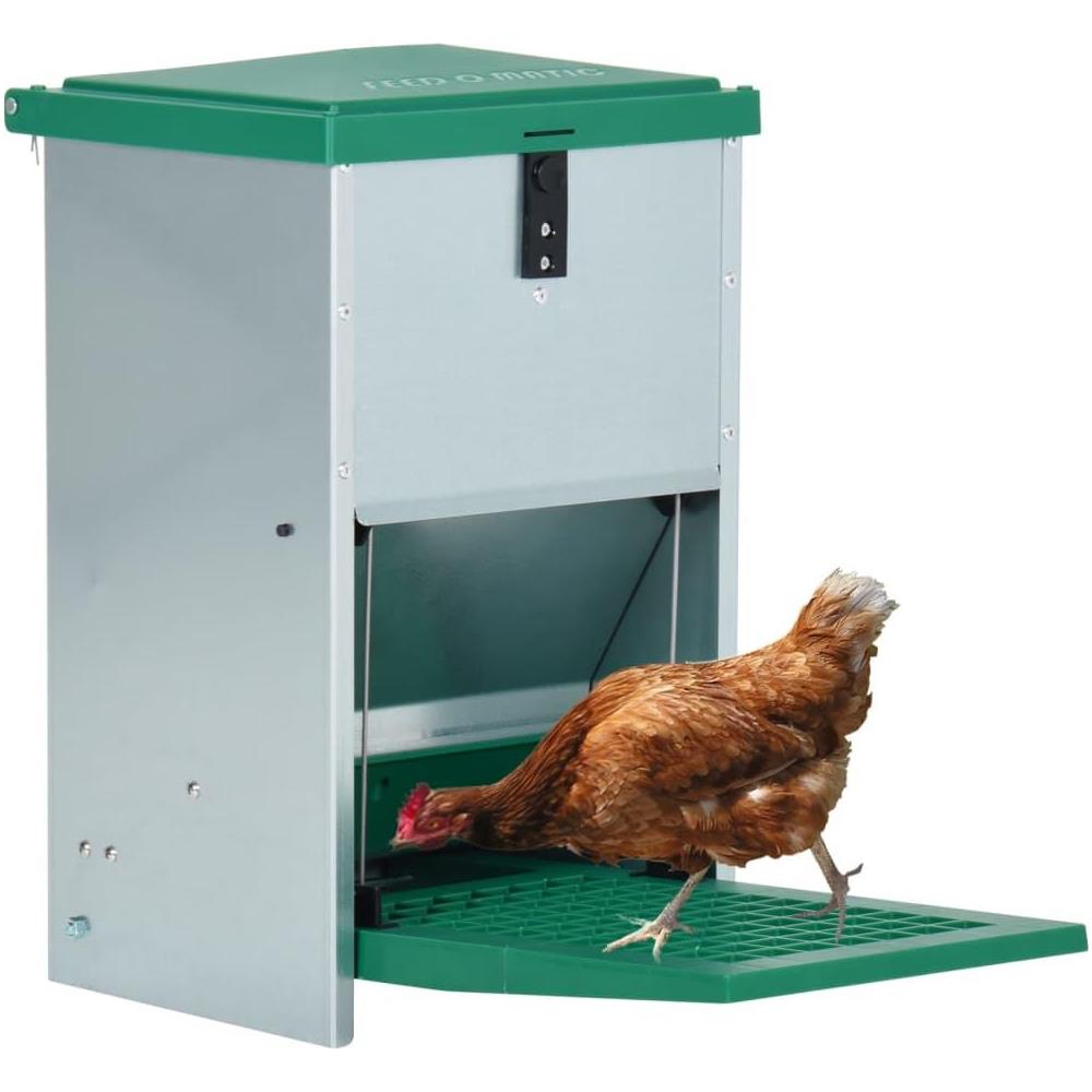 Mangiatoia Automatica per Pollame Feedomatic con Pedale 8 kg - Foto 2