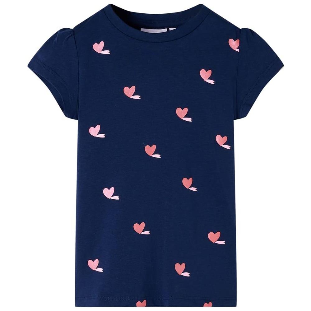 Maglietta da Bambina Blu Marino 116 - Foto 1