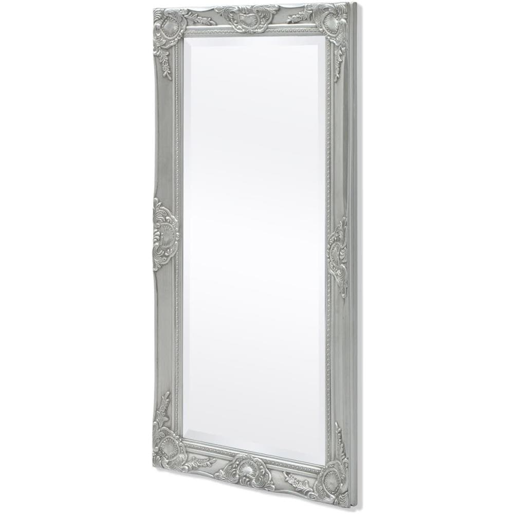 Specchio Da Parete Stile Barocco 100x50 Cm Argentato - Foto 1