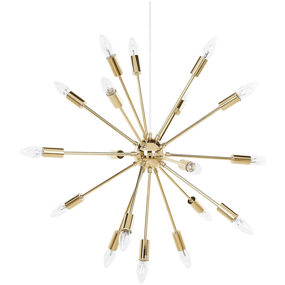 Lampadario In Color Oro A 18 Punti Luce Maguse - Foto 1