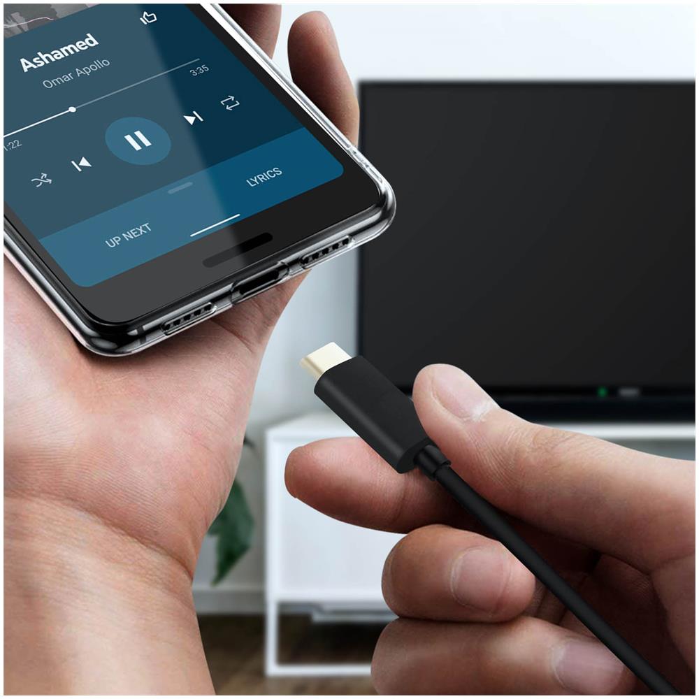 Cavo Da Usb-c A Hdmi Maschio 4k Uhd Risoluzione 2 M Nero - Foto 8