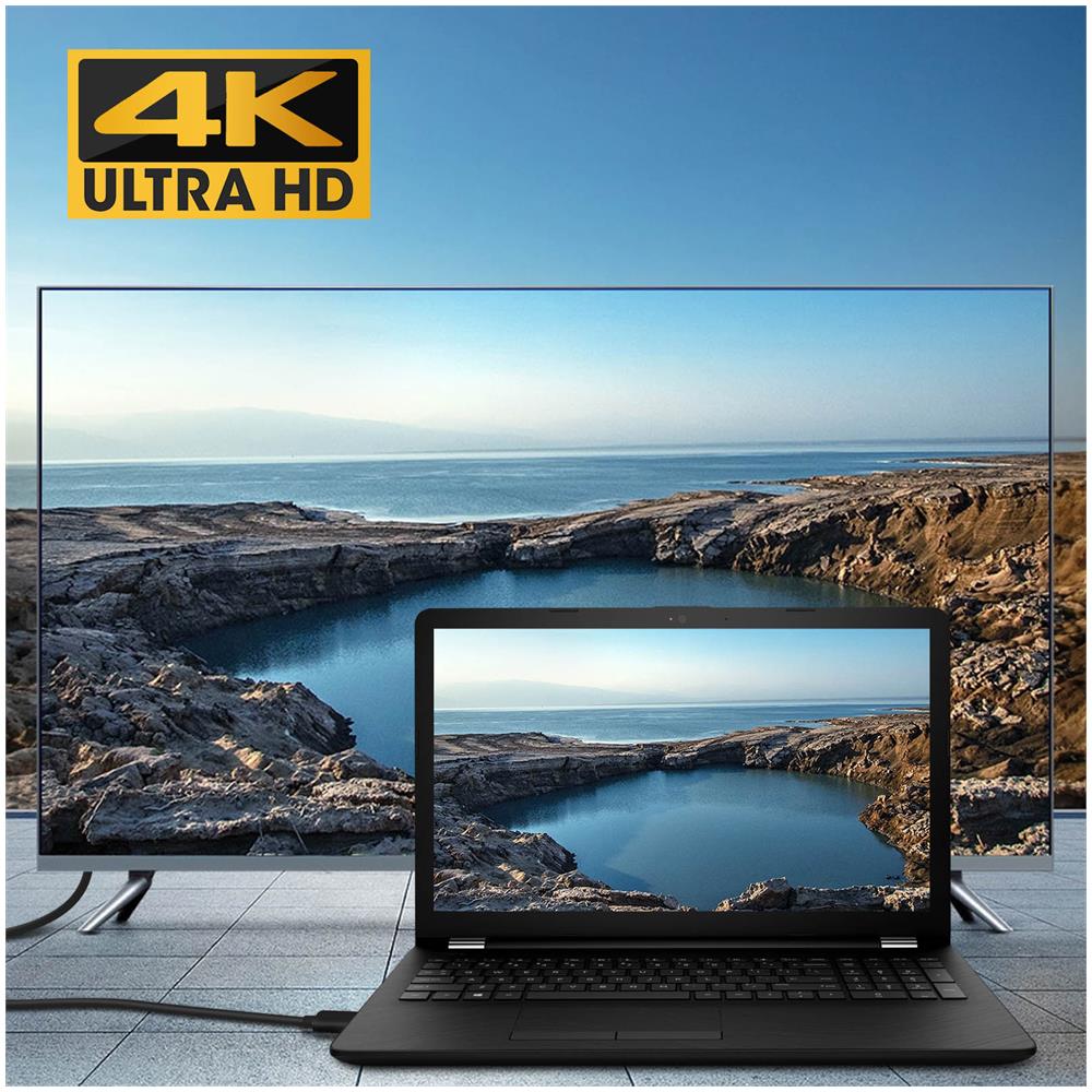 Cavo Da Usb-c A Hdmi Maschio 4k Uhd Risoluzione 2 M Nero - Foto 2