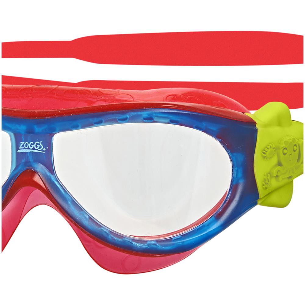 Goggle Color Phantom Kids Mask Trasparente Regular Blu / rosso - Foto 3