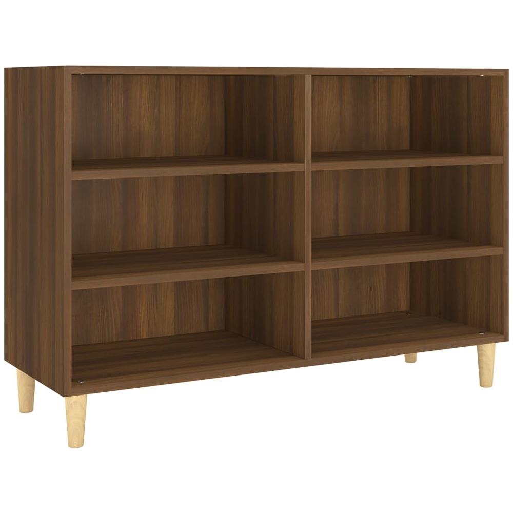 Credenza Rovere Marrone 103,5x35x70 cm in Truciolato - Foto 2