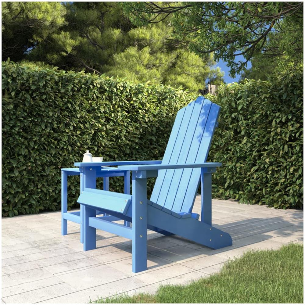 Sedia da Giardino Adirondack Blu Acqua in HDPE - Foto 1