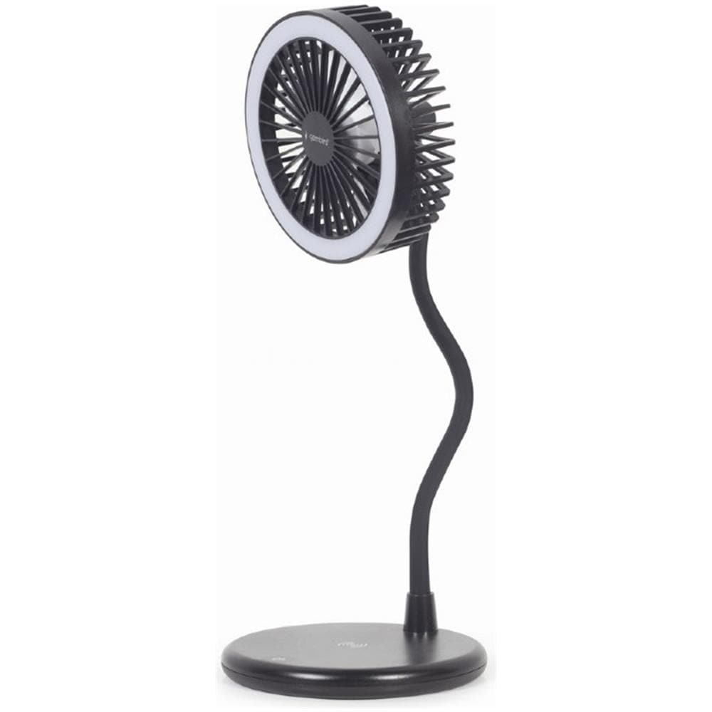 Ventilatore Da Tavolo Con Lampada E Caricabatterie Wireless Di Gembird - Foto 1