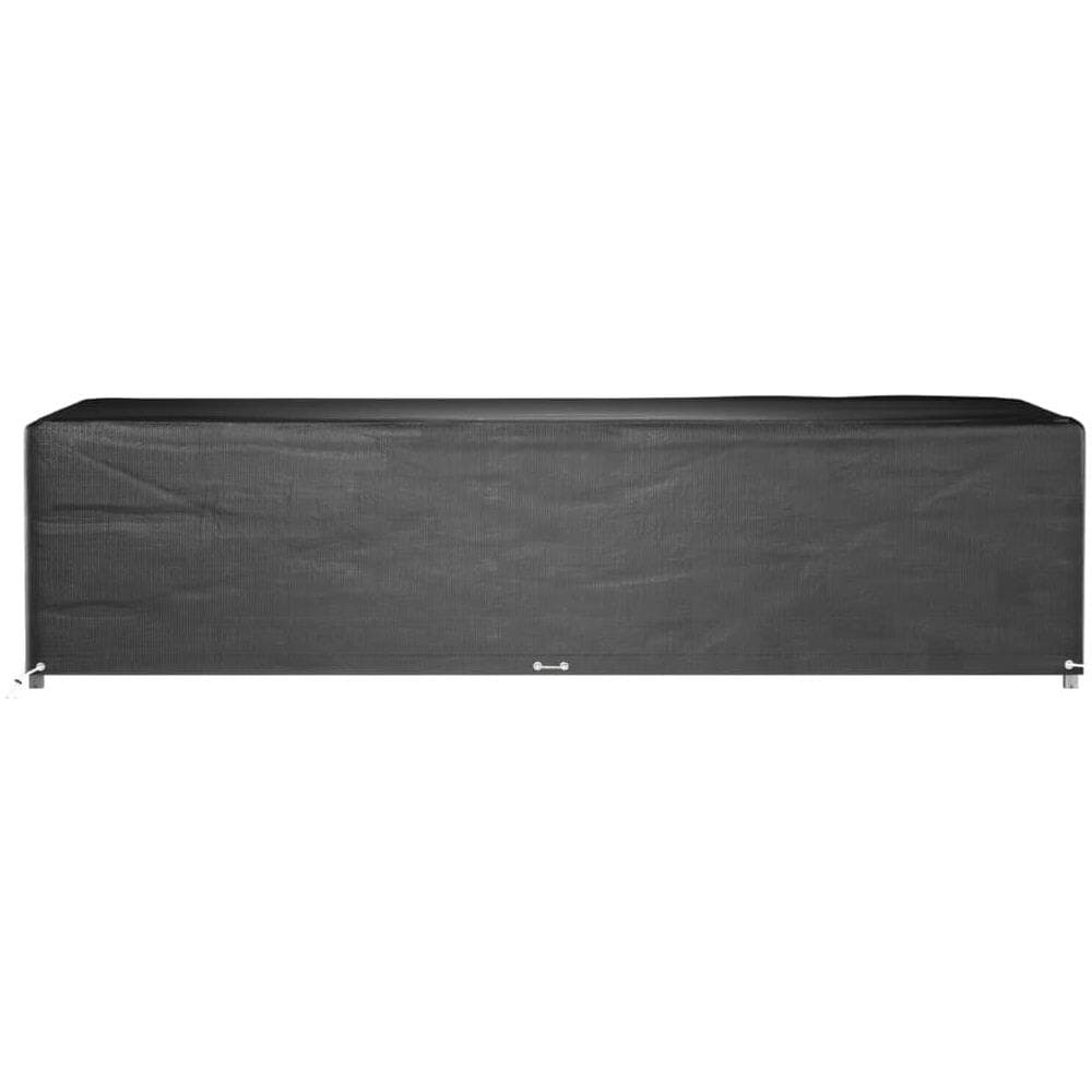 Copri Mobili Giardino 2pz 12 Occhielli 315x160x75cm Rettangolo - Foto 3