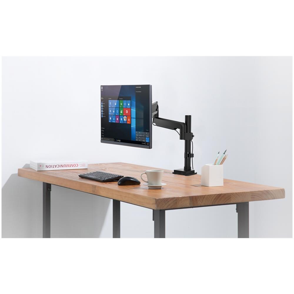 da tavolo con elevatore, mobile, per monitor fino a 82cm (32"), max. 9kg - Foto 2
