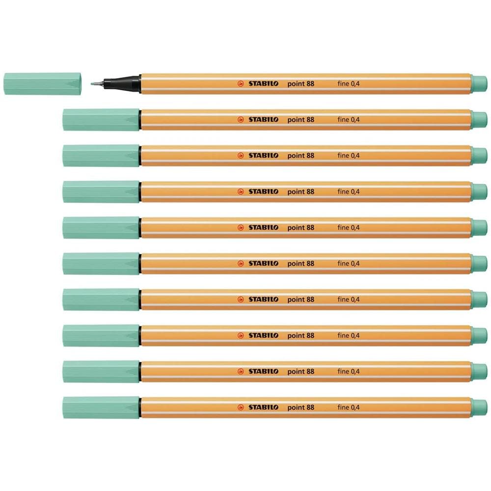 point 88 - Fineliner - Confezione da 10 - Eucalipto - Foto 1