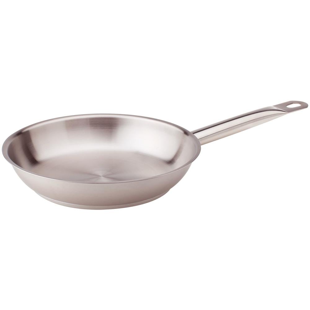 Padella In Acciaio Inox Per Induzione Con Manico Tubolare Inox - Diametro Cm 36 - Altezza Cm 6-capacità Lt 5,5 - Foto 1