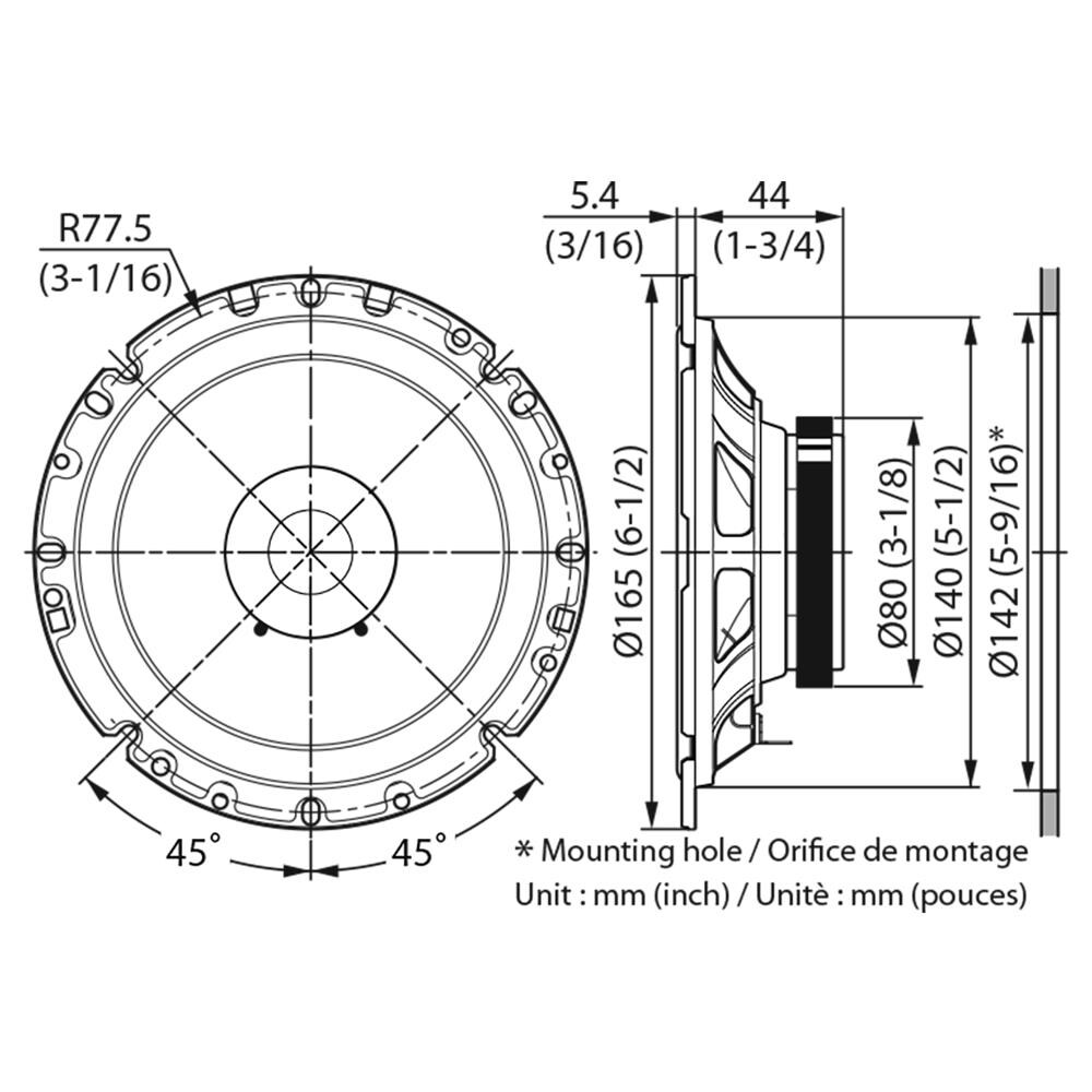 Coppia Altoparlanti Doppio Cono Stage Sound Series Potenza di picco 250 Watt - Foto 2