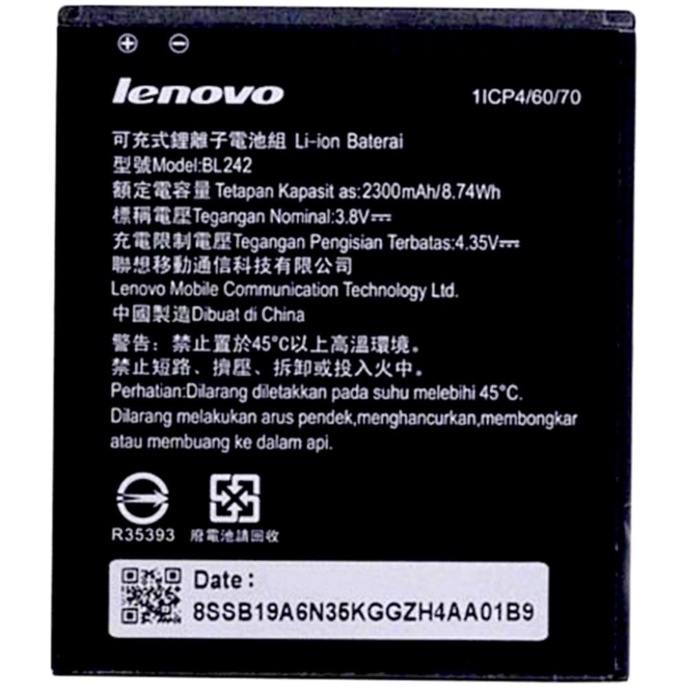 Batteria Pila Ricambio Originale Lenovo Bl242 2300 Mah Per Lenovo A6000 A3860 - Foto 1