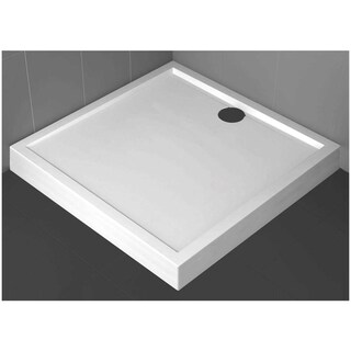 Mai & Mai Piatto Doccia Antiscivolo Con Piletta 90x100x4cm, Piatto