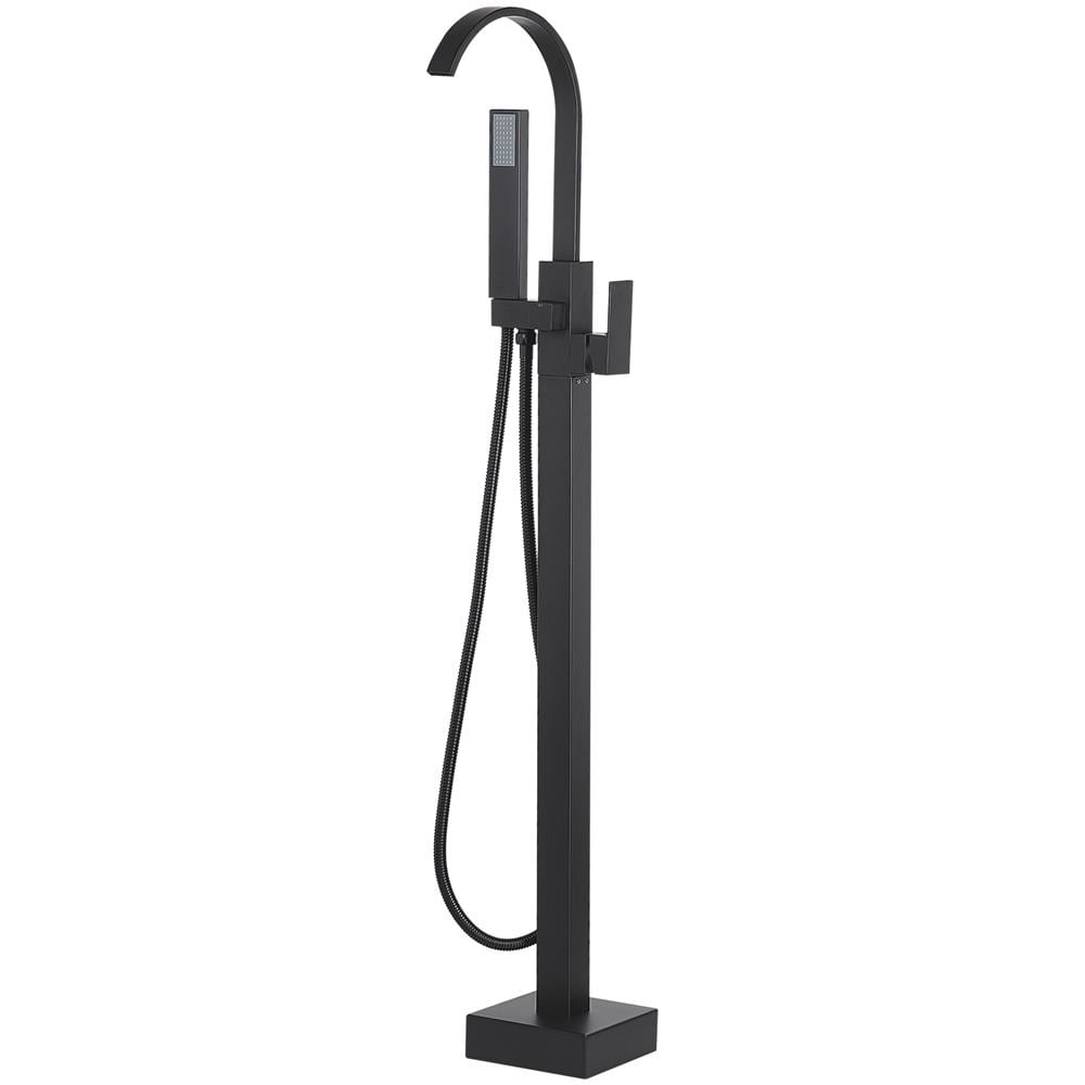 Miscelatore Per Vasca Da Bagno Freestanding Nero Ribbon - Foto 1