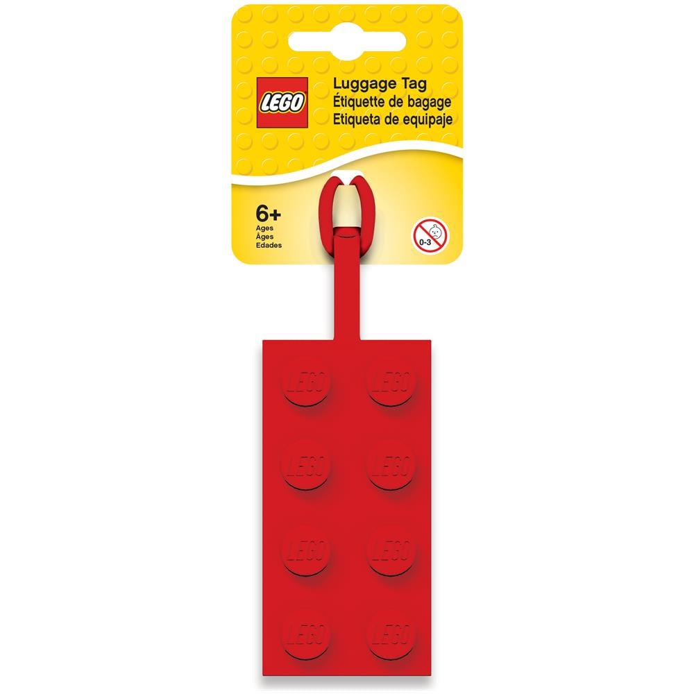5005542 Varie Etichetta Per Bagagli Rossa 2x4 - Foto 1