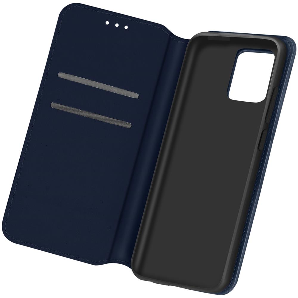 Custodia Samsung Galaxy A02s Portacarte Funzione Supporto Similpelle Blu - Foto 1