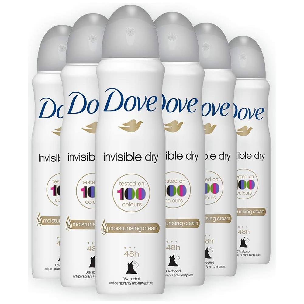 Deodorante Spray Invisible Dry - 6 Confezioni Da 150 Ml - Foto 1