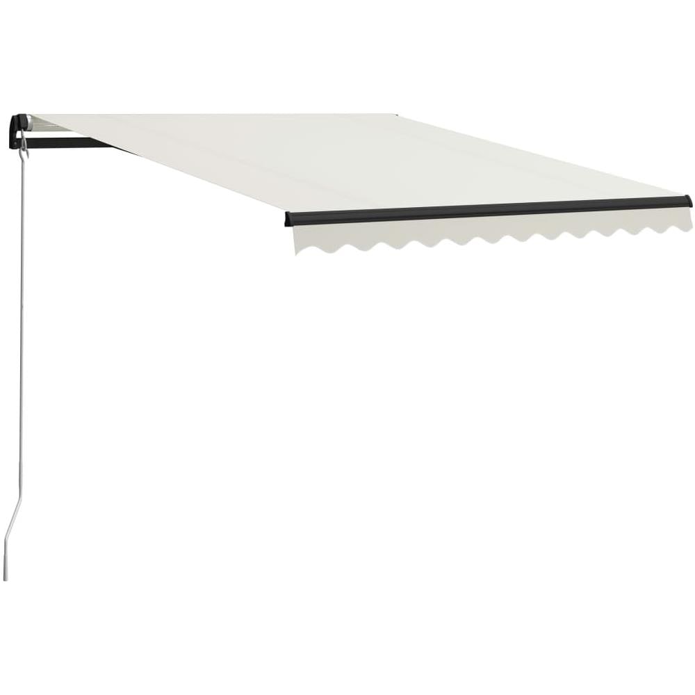 Tenda Da Sole Retrattile Manuale 300x250 Cm Crema - Foto 1