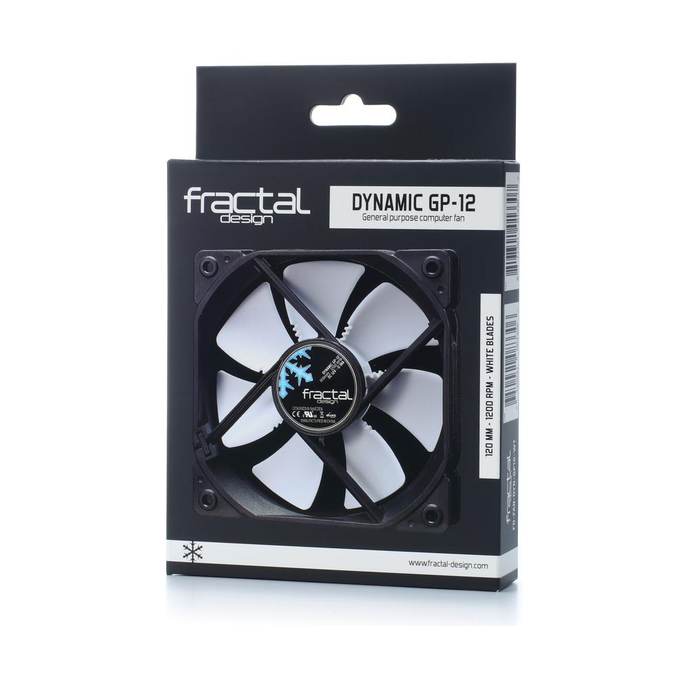 FD-FAN-DYN-GP12-WT, Computer case, Ventilatore, Nero, Bianco - Foto 2