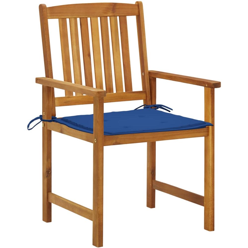 Sedie da Giardino con Cuscini 2 pz in Massello di Acacia - Foto 2