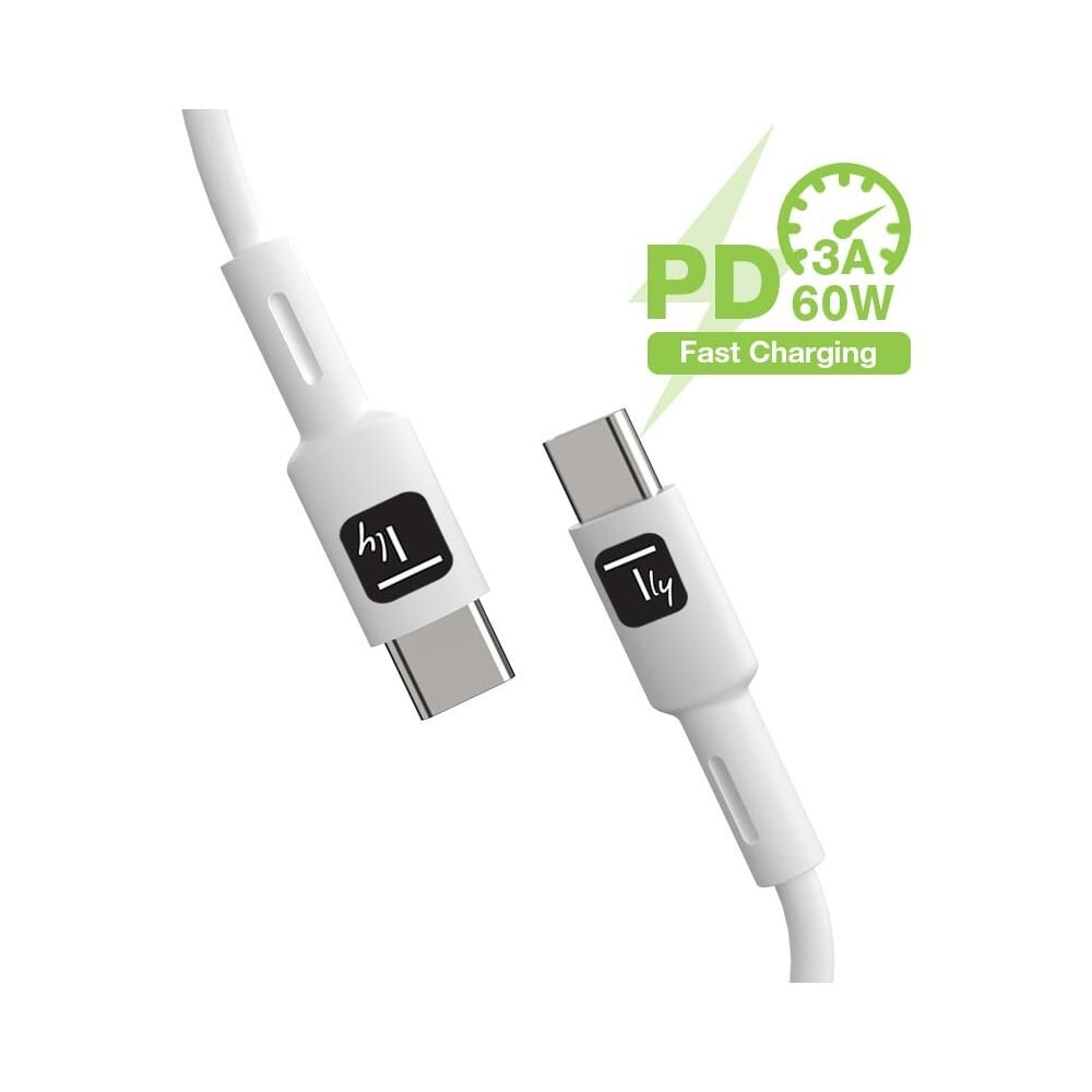 Cavo Usb-c Maschio /maschio Usb 2.0 2m Bianco - Foto 2