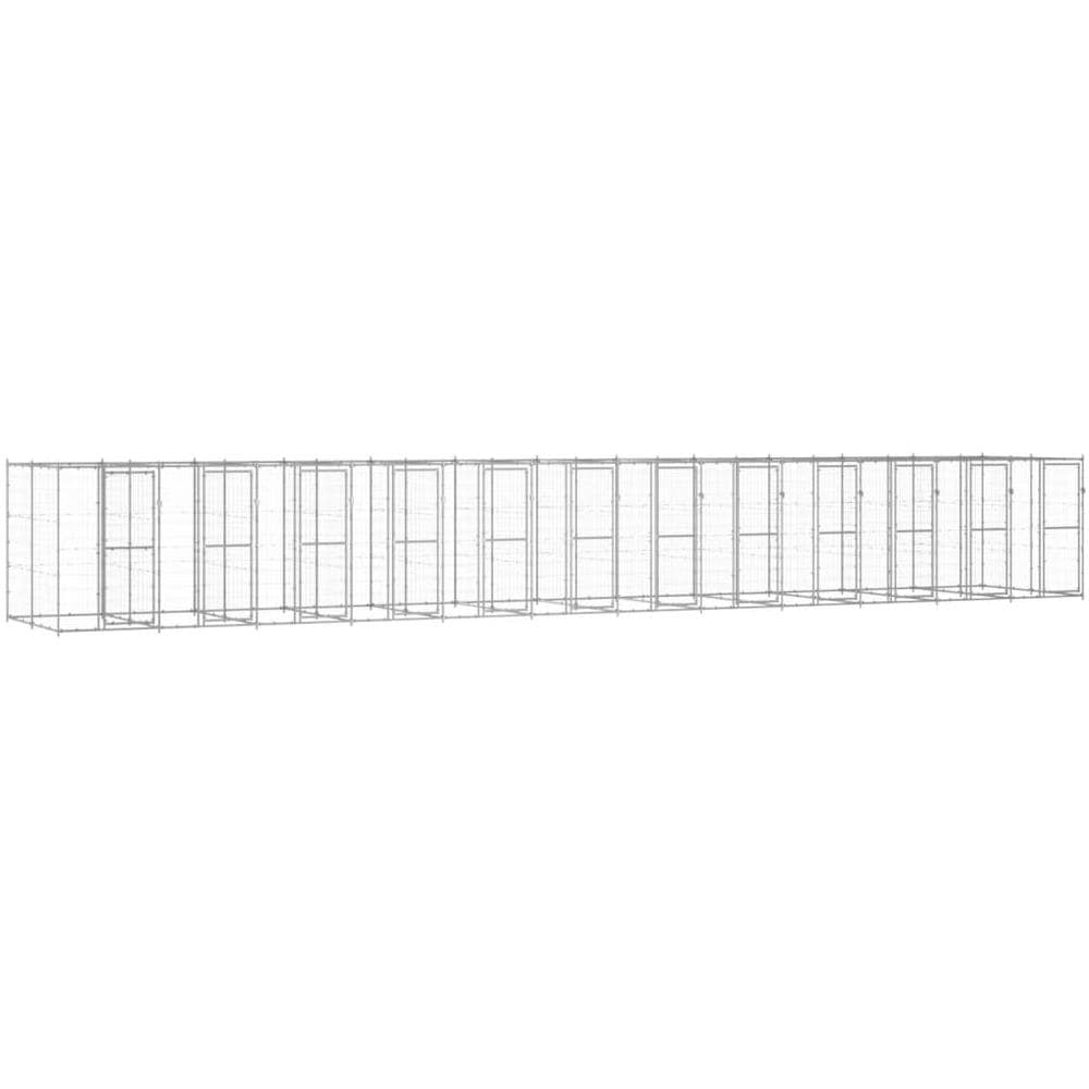 Gabbia Per Cani Da Esterno In Acciaio Zincato 29,04 M - Foto 1