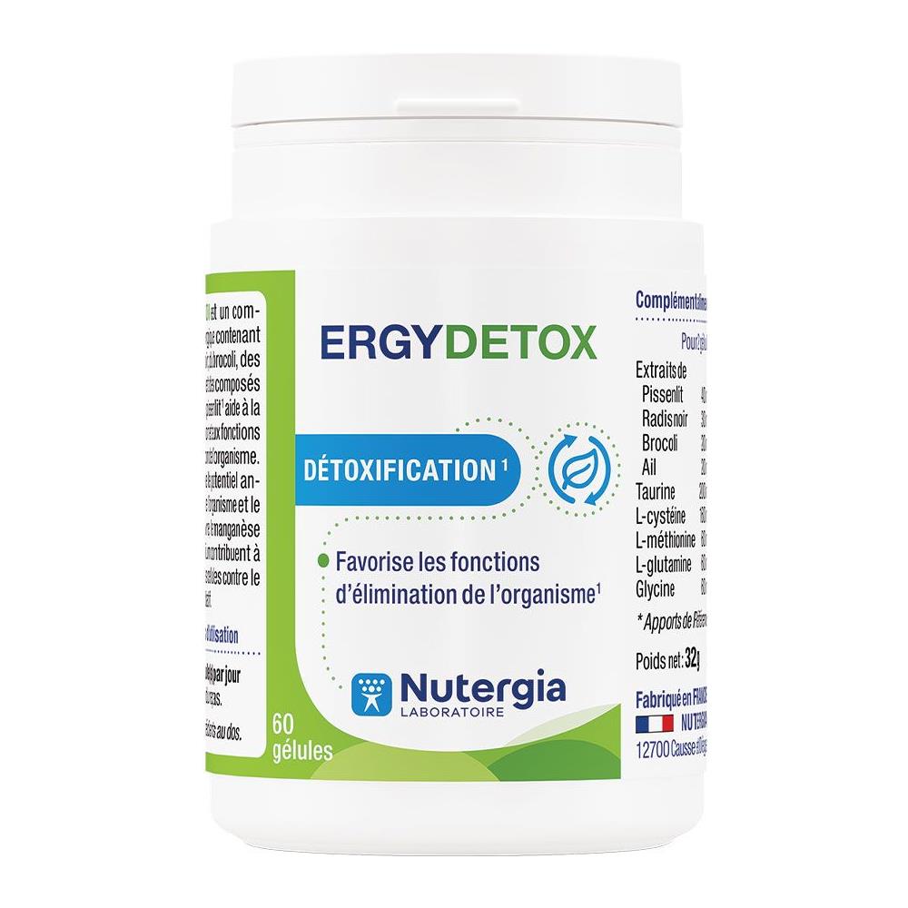 Ergydetox 60 Capsule Disintossicazione Nutergia - Foto 1