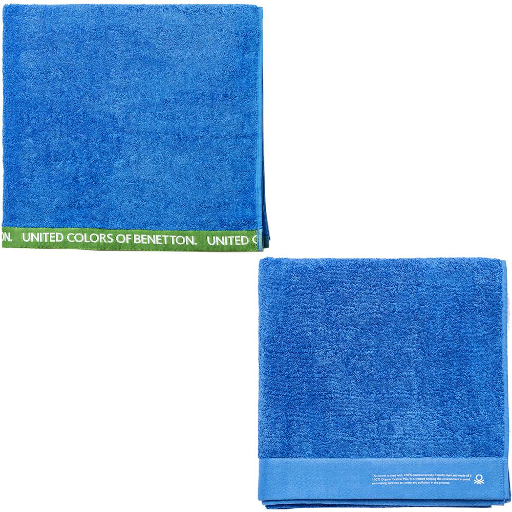 2 Set Di Asciugamani 90x150 Cm + 90x160 Cm Cotton Organico 450gsm Bene - Foto 1