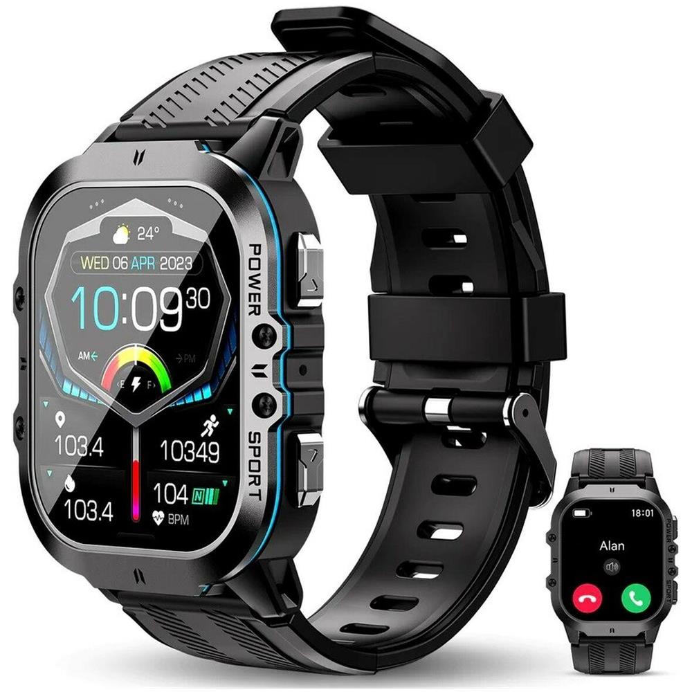 Smartwatch Bt20-be /ol Nero Grigio Blu - Foto 1